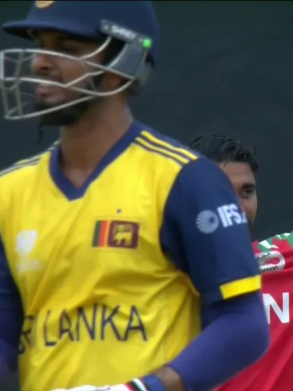 Dasun Shanaka - Wicket - Sri Lanka vs Oman