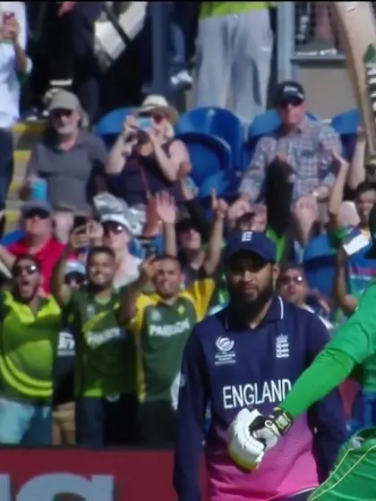 Pakistan's winning moment in the 2017 Champions Trophy semi-final