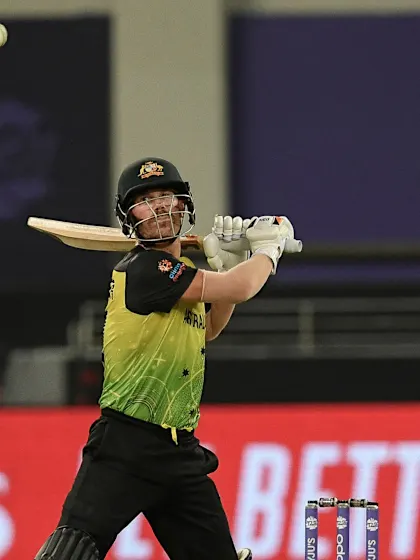 Warner's excellent innings of 65 comes to end
