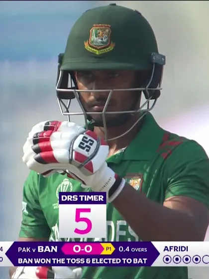 Tanzid Hasan-Tamim - Wicket - Pakistan vs Bangladesh