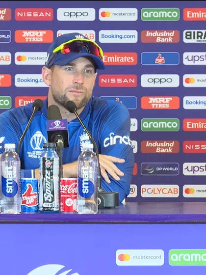 10 October - Dharamsala - England player Dawid Malan post-match press conference