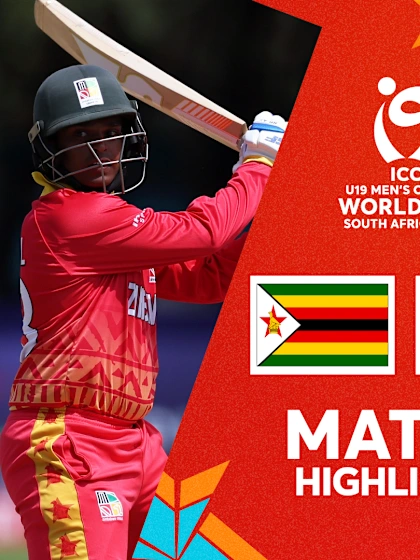 Zimbabwe v Australia | Match Highlights | U19 CWC 2024