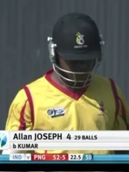 PNG innings, India v PNG, ICC U19 CWC 2014