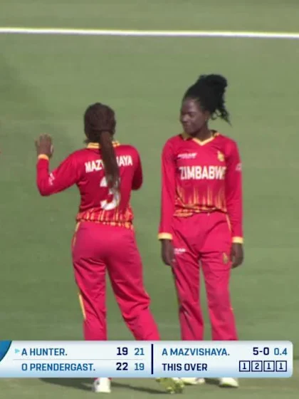 Logo of Wicket - Amy Hunter - Zimbabwe Women v Ireland
