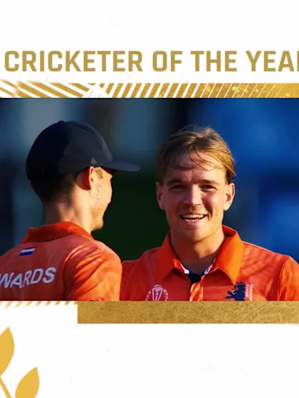 Bas de Leede - ICC Men's Associate Cricketer of the Year | ICC Awards 2023