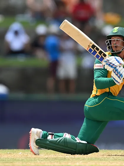 Logo of Quinton de Kock brings up blistering half-century | USA v SA | T20WC 2024