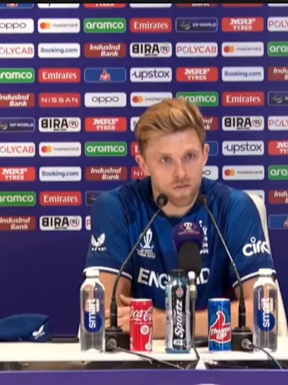 David Willey (England player) post-match Press Conference - 11th November 2023