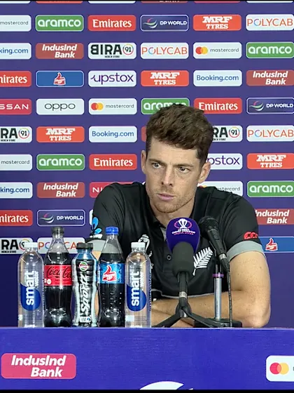 Mitchell Santner (New Zealand player) post-match Press Conference - 9th October 2023