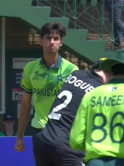 Hugo Bogue - Wicket - Pakistan vs New Zealand