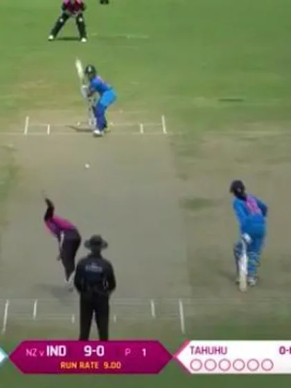 Logo of NZ v IND: Taniya Bhatia falls to Lea Tahuhu