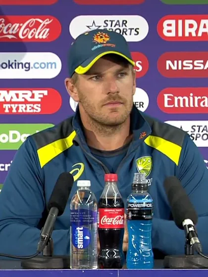 6 July  - Manchester - Australia Captain Aaron Finch post-match press conference