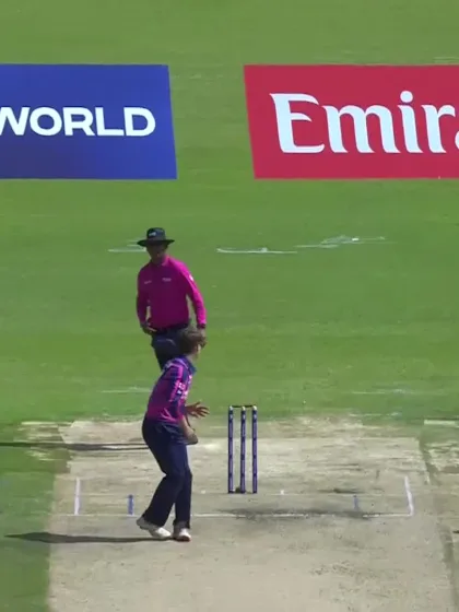 U Srivastava with a Four vs. Scotland