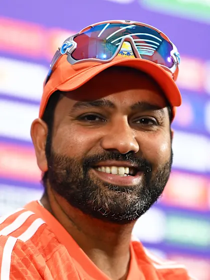 13 October - Ahmedabad - India Captain Rohit Sharma pre-match press conference