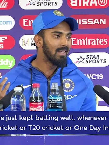 CWC19: WI v IND – KL Rahul on Virat Kohli