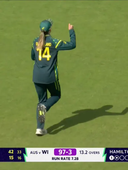 Jahzara Claxton - Wicket - West Indies vs Australia