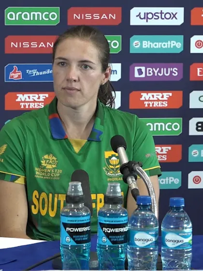 24 February - Cape Town - South Africa player Tazmin Brits post-match press conference