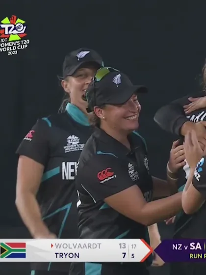 Logo of Wicket-Laura-Wolvaardt-South-Africa-Women v New-Zealand-Women ICC T20WC 2023
