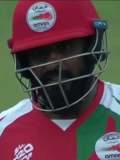 Sufyan Mehmood - Wicket - Sri Lanka vs Oman
