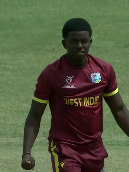 James West - Wicket - West Indies vs Ireland