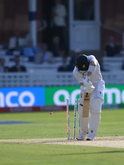 Logo of Hazlewood cleans up Stubbs with a jaffa | WTC25 Final