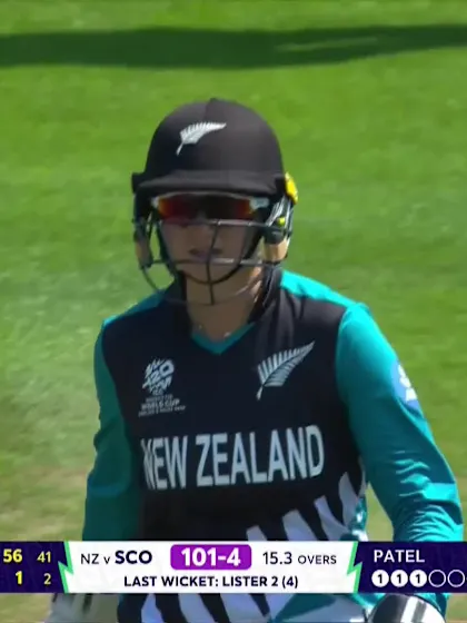 Megan Mccoll - Wicket - New Zealand vs Scotland