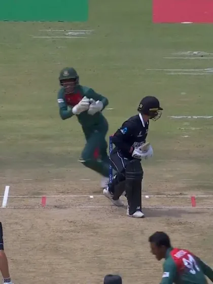 ICC U19 CWC: NZ v BAN – Rakibul strikes as White edges one to the keeper