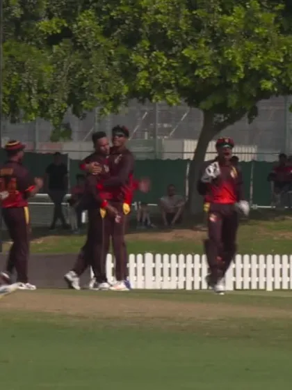 Logo of T20WCQ: Sco v PNG: Norman Vanua dismisses Calum MacLeod