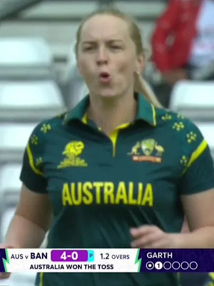 Dilara Akter - Wicket - Australia vs Bangladesh