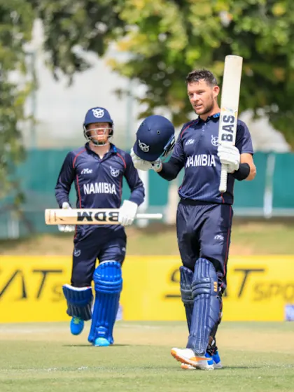 Gerhard Erasmus stars with 121* | Oman v Namibia | CWC League 2