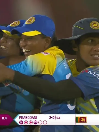 SL v BAN: Double-wicket maiden from Udeshika Prabodani to start