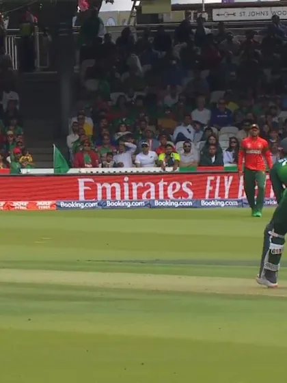 Logo of CWC19: PAK v BAN - Brilliant catch by Mustafizur Rahman removes Shadab Khan