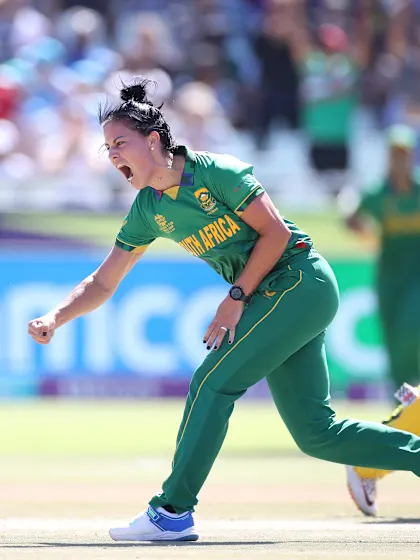 Logo of Kapp strikes to take first wicket of the Final | Women's T20WC 2023