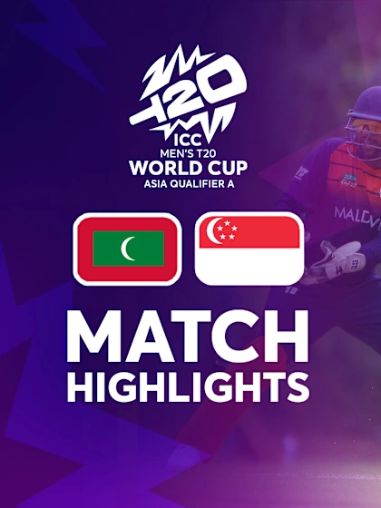 Maldives v Singapore | Match Highlights | Men's T20WC Sub-Regional Sub Asia Qualifier A
