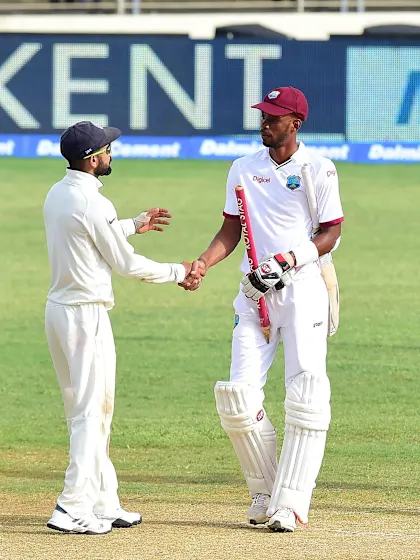 Chase leads the way as West Indies holds on for draw