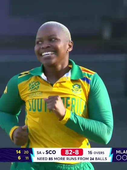 Logo of Katherine Fraser - Wicket - South Africa vs Scotland