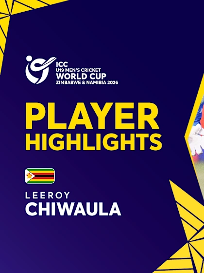 Chiwaula's resilient half-century | Player Highlights | U19 CWC 2026