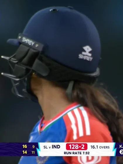 Logo of Jemimah Rodrigues - Wicket - India vs Sri Lanka