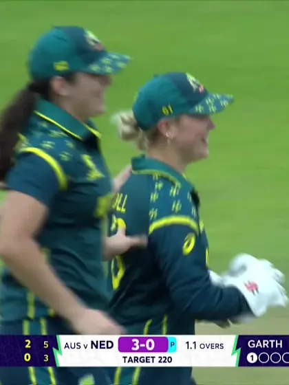 Phebe Molkenboer - Wicket - Australia vs Netherlands
