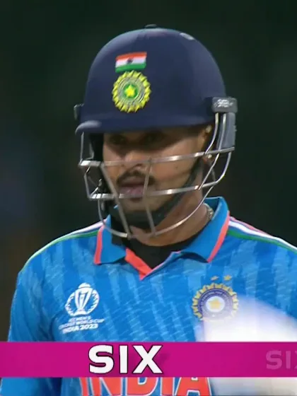 Shreyas Iyer - Six - India vs Netherlands
