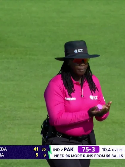 Muneeba Ali - Wicket - India vs Pakistan