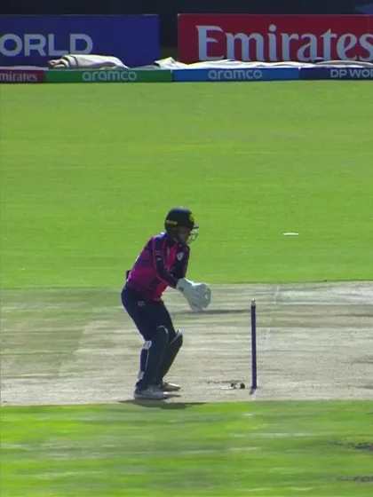 U Srivastava with a Four vs. Scotland