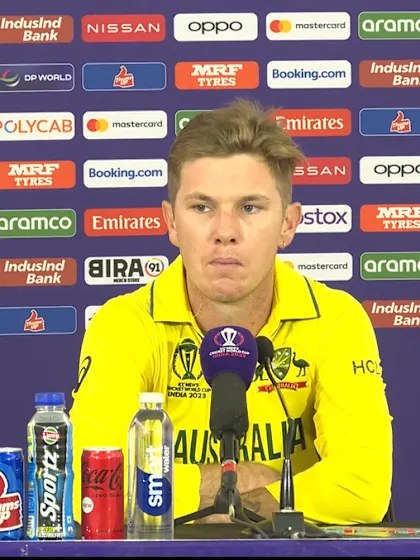 Adam Zampa (Australia player) post-match Press Conference - 16th October 2023