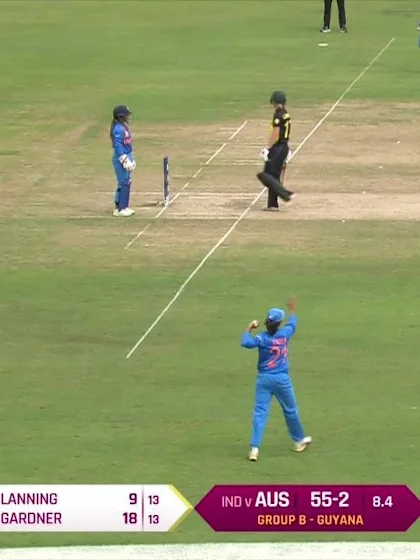 IND v AUS: Poonam Yadav's bowling against Australia