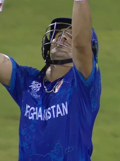 Logo of Rahmanullah Gurbaz - Wicket - Afghanistan vs Uganda