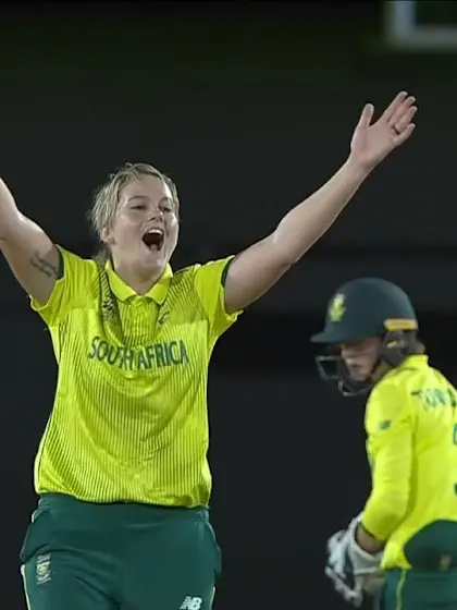 SA v BAN: Nigar Sultana Joty falls to the Proteas skipper