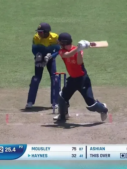 ICC U19 CWC: SL v ENG – Haynes' sublime wrist work fetches him a four