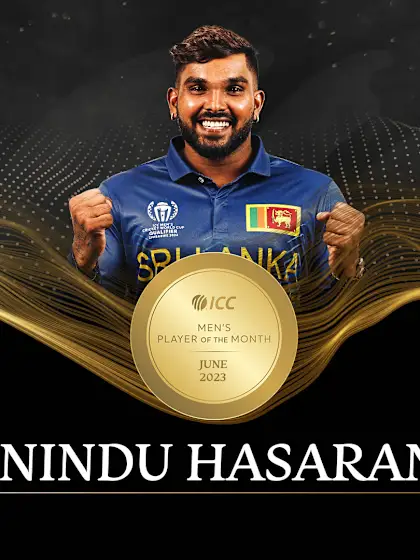 Hasaranga and Gardner voted ICC Players of the Month for June