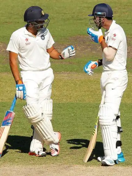 Rahul, Rohit steady India's reply