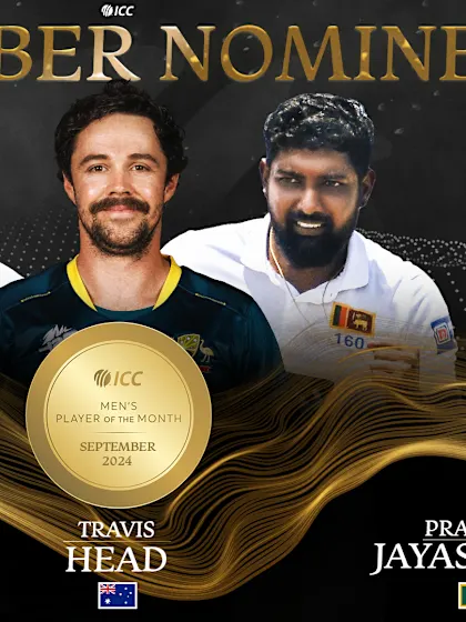 ICC Men’s Player of the Month nominees for September 2024 revealed