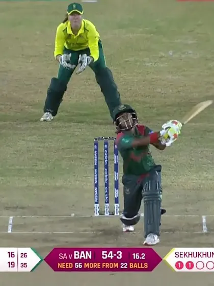 SA v BAN: Pinky is dismissed after a 36-ball 19